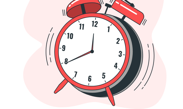 Hours indicating work delays